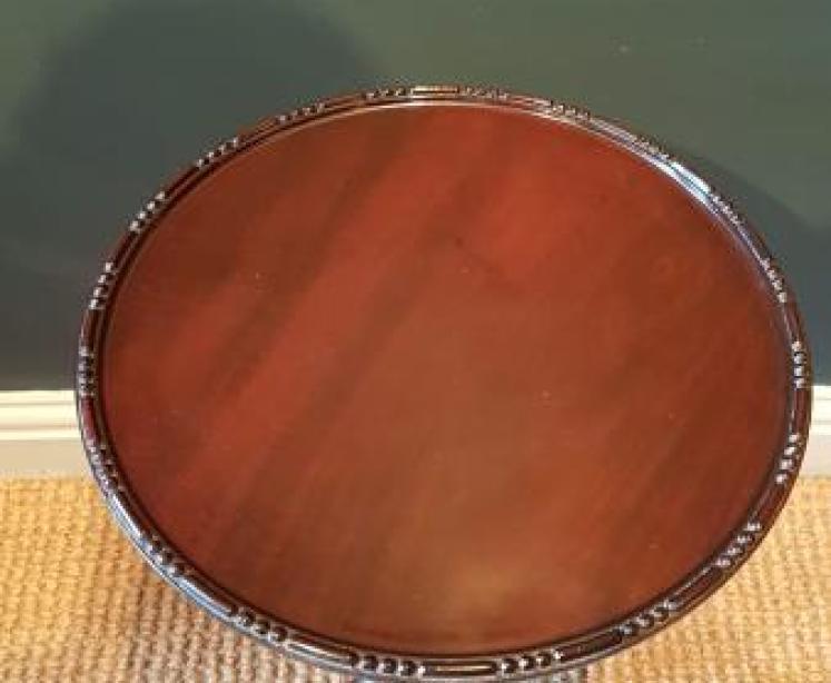  Quality Edwardian Mahogany Wine Table - Image 2