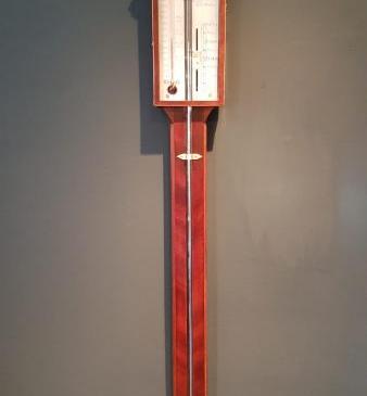 Quality George III Mahogany Stick Barometer