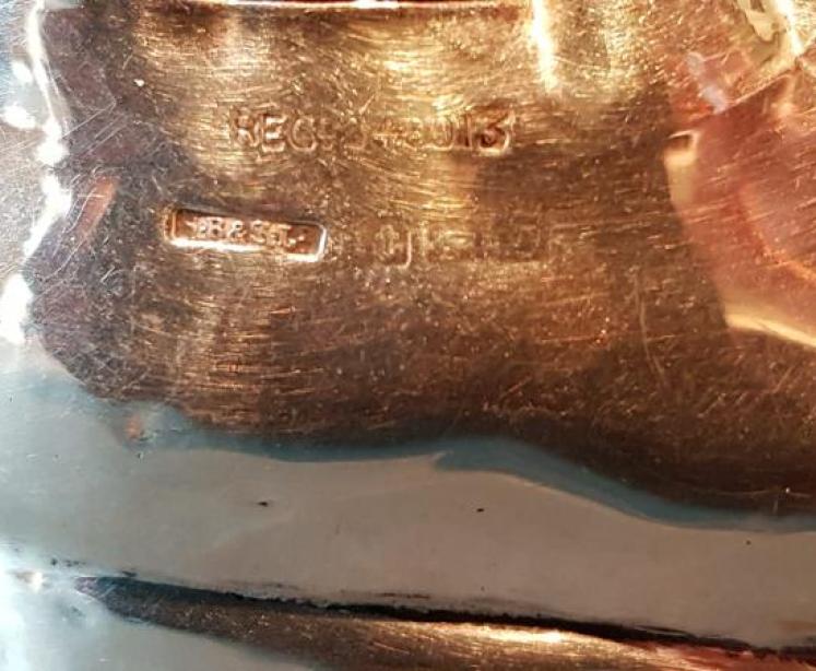 George V Silver Brogue Shoe Pin Cushion - Image 3