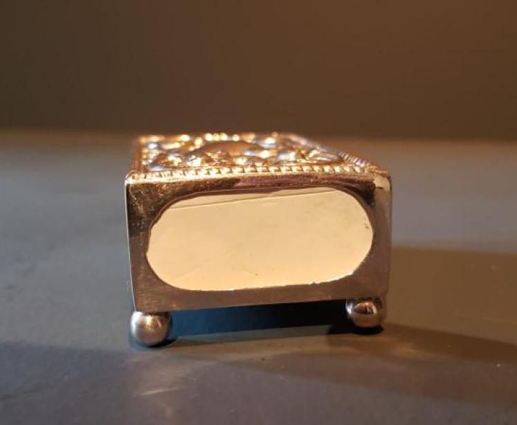 Edwardian Chester Silver Match box Cover - Image 2