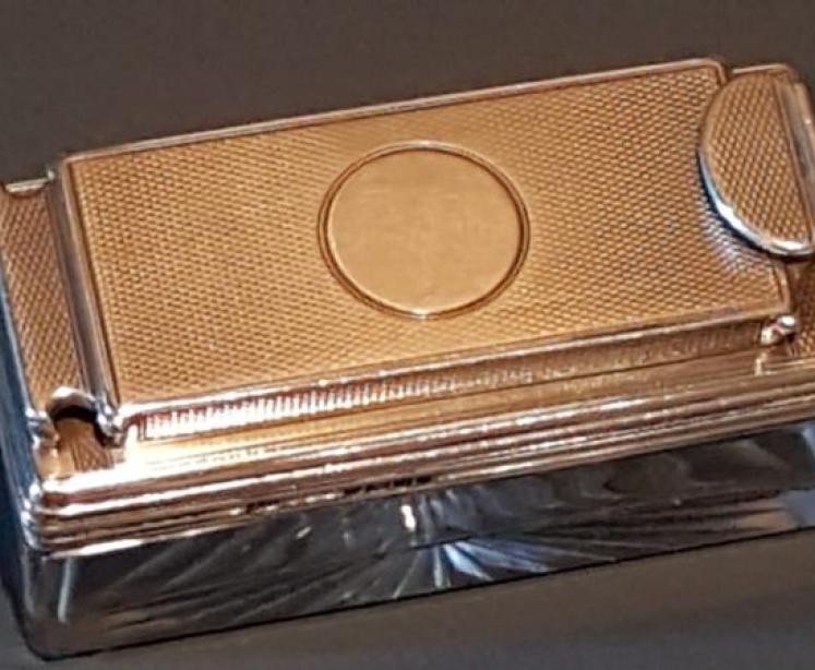 Victorian Silver Travelling Ink Well - Image 2