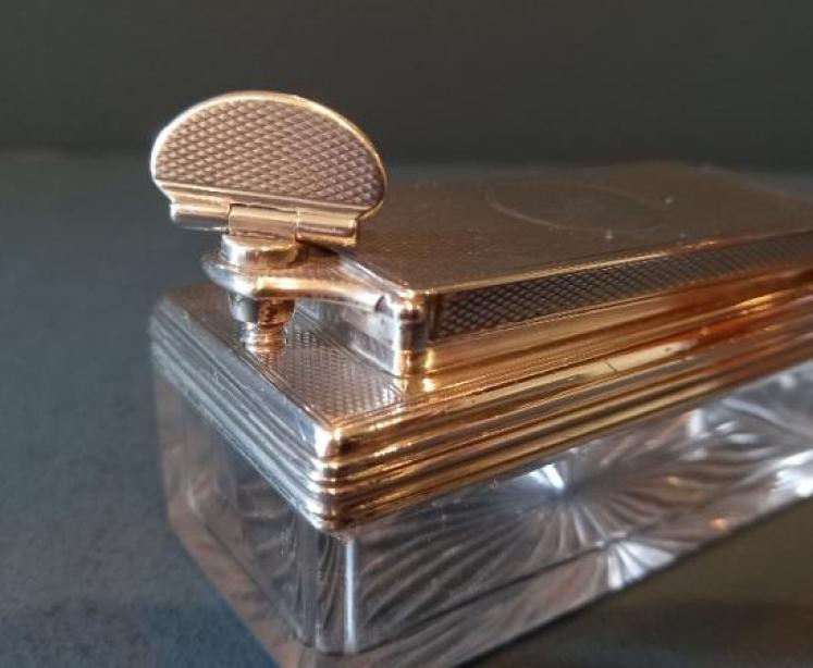 Victorian Silver Travelling Ink Well - Image 6