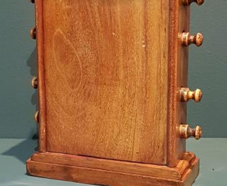 Edwardian Walnut Perpetual Desk Calendar - Image 5