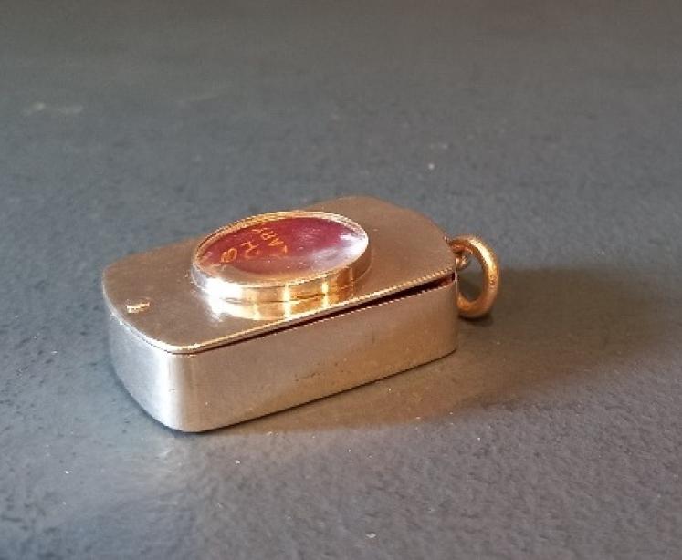 Rare Victorian Miniature Silver Cased Dictionary - Image 1