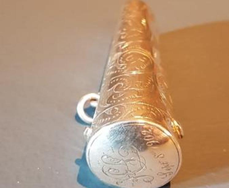 Fine Quality Edwardian Chester Silver Cheroot Case - Image 4