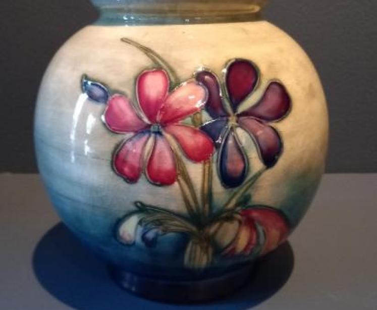 Moorcroft Spring Flowers Globular Vase - Image 4