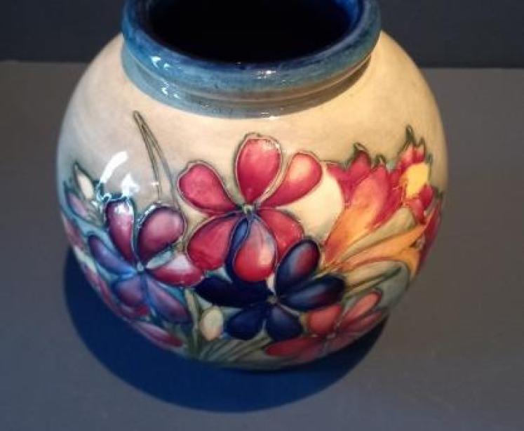 Moorcroft Spring Flowers Globular Vase - Image 5