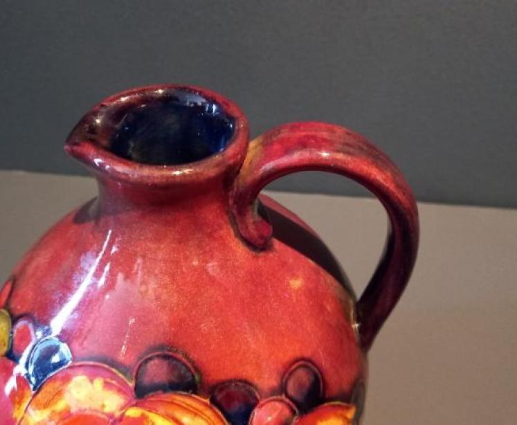 Moorcroft Leaf & Berries Flambe Glazed Flagon - Image 3