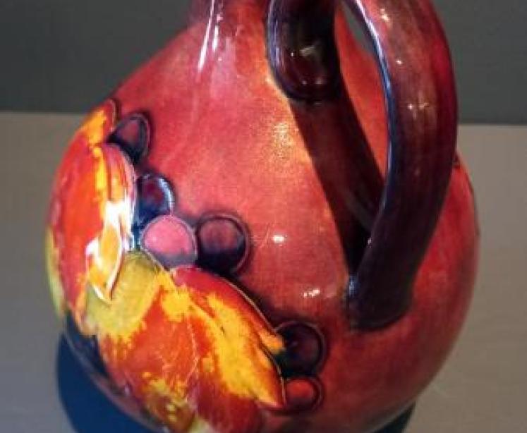 Moorcroft Leaf & Berries Flambe Glazed Flagon - Image 5