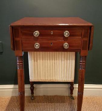 Regency Mahogany Pembroke Occasional Table 