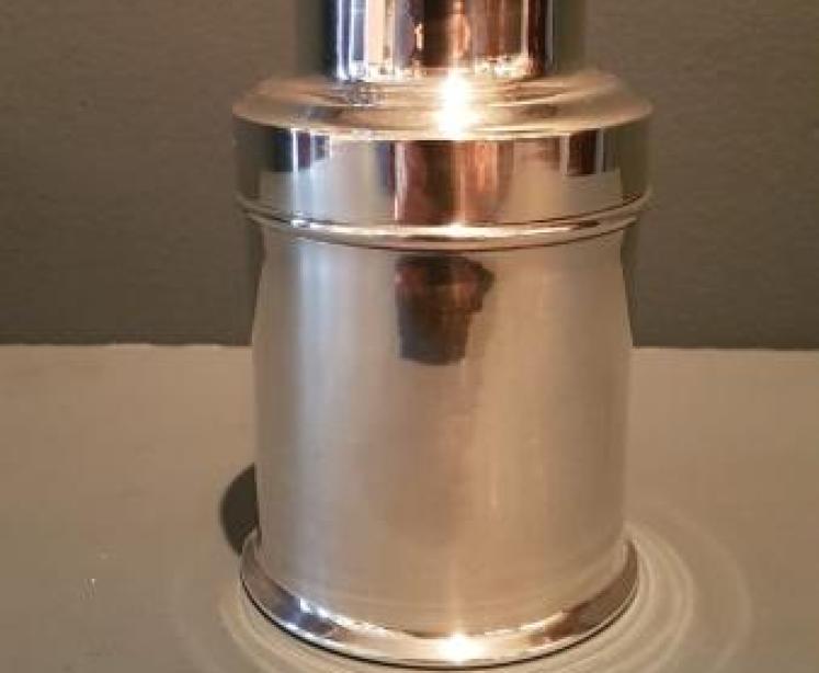 Dutch Silver Tobacco Jar - Image 1