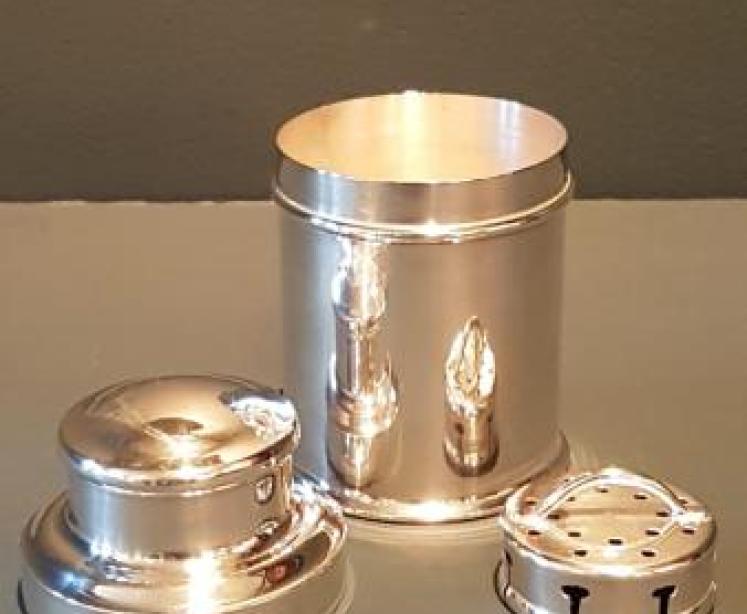 Dutch Silver Tobacco Jar - Image 3