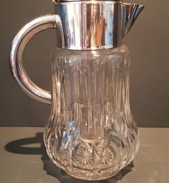 Superb Large Edwardian Crystal Lemonade Jug