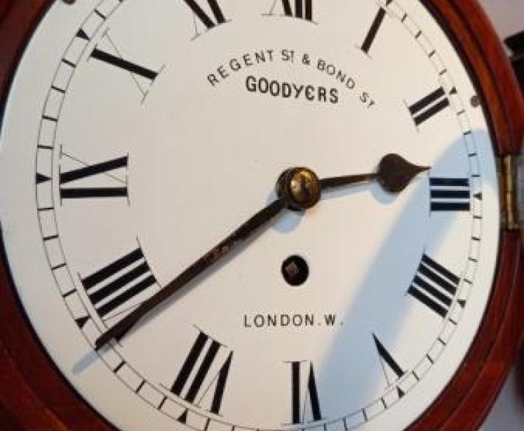 Mid Victorian Single Fusee 8" Dial London Wall Clock - Image 2