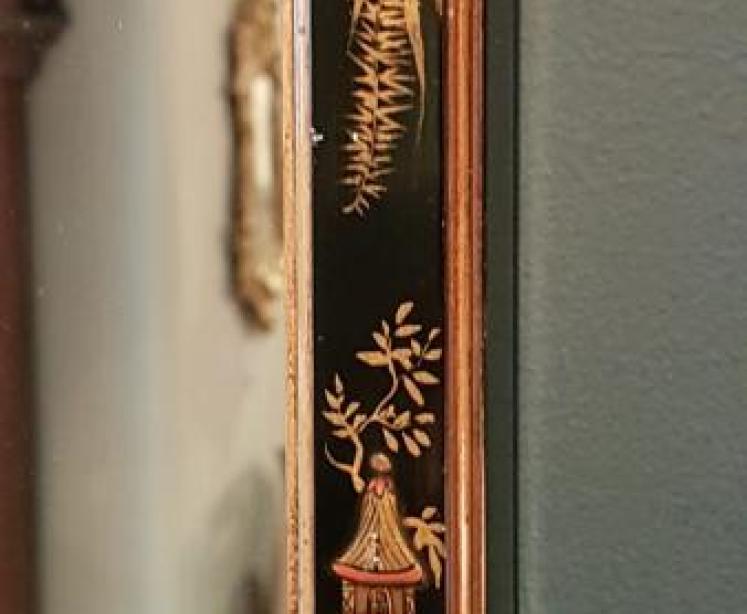 Edwardian Chinoiserie Framed Mirror - Image 4