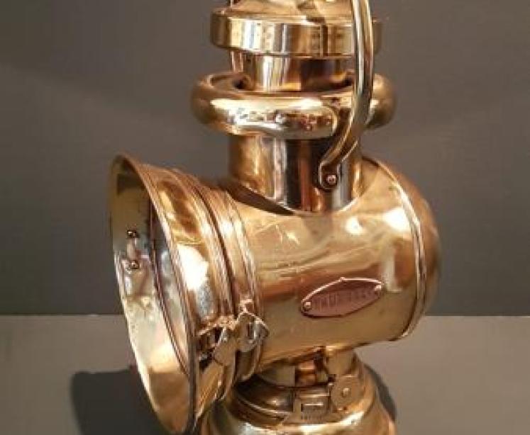 Antique Brass Vauxhall Car Lamp - Image 1