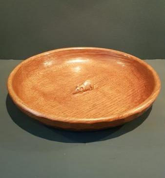 Superb Large Mouseman Fruit Bowl