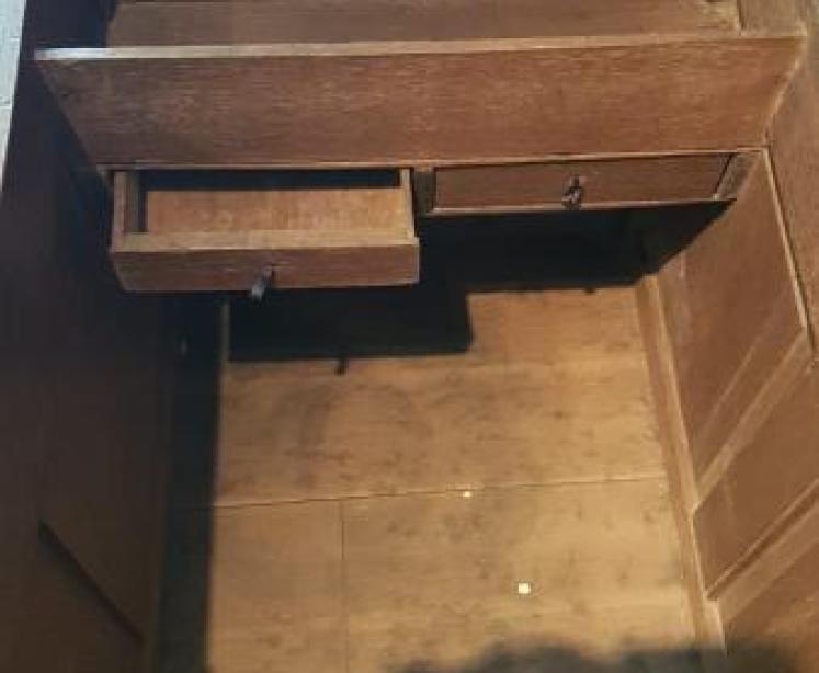 Small George II Oak Mule Chest - Image 5