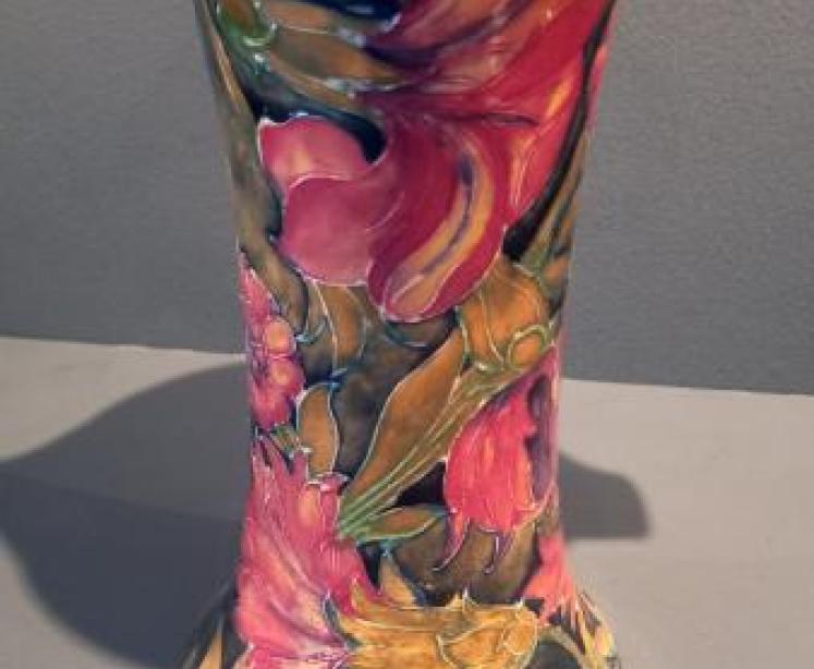 Superb Antique Moorcroft Spanish Twin Handled Vase - Image 4