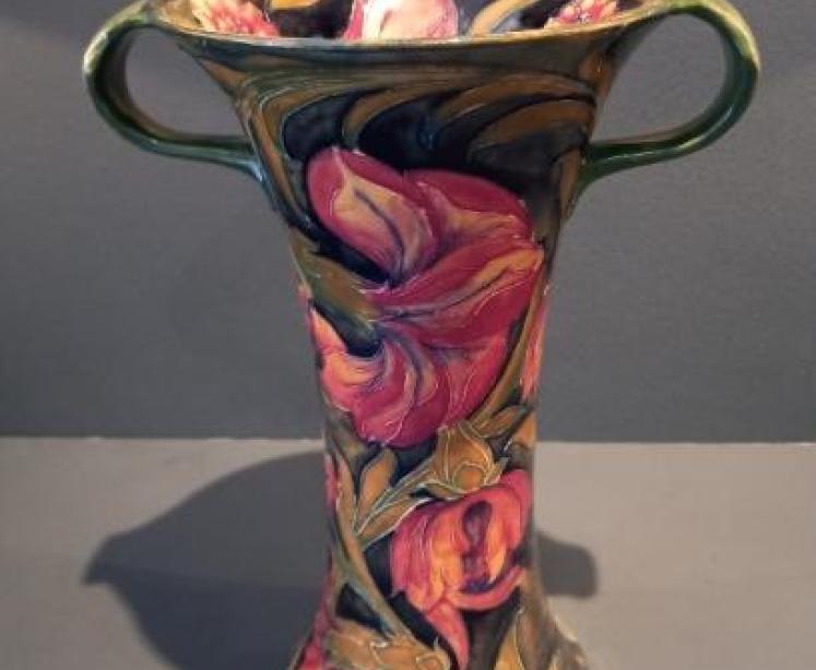 Superb Antique Moorcroft Spanish Twin Handled Vase - Image 7