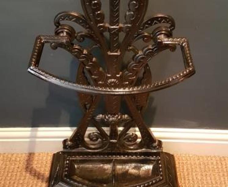Victorian Cast Iron Stick Stand - Image 3