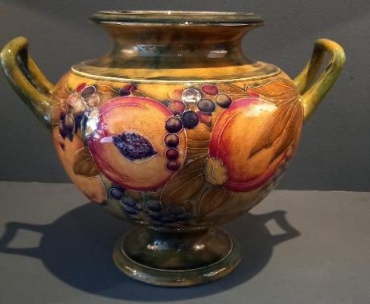 Antique Moorcroft Twin Handled Pomegranate Vase  - Image 1