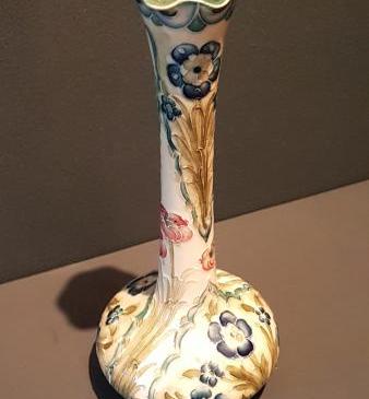 Moorcroft McIntyre Forget-Me-Not and Poppy Panelled Vase