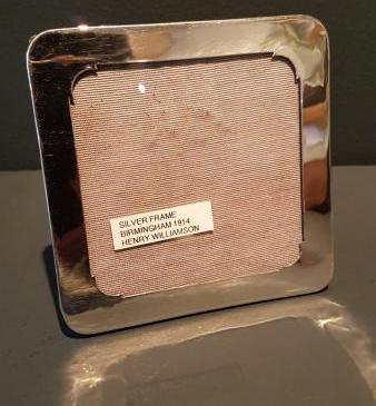 Small George V Silver Photo Frame