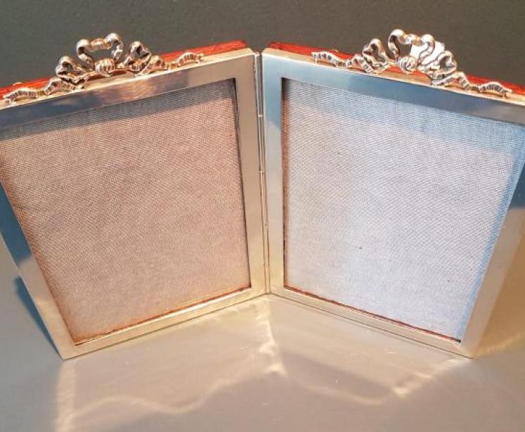 Edwardian Silver Double Photo Frame - Image 6