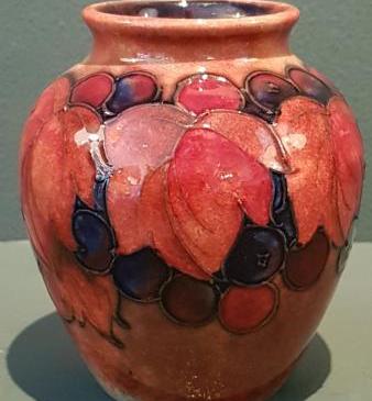 Superb Moorcroft Leaf and Berries Flambe Vase