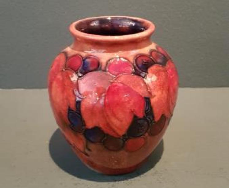 Superb Moorcroft Leaf and Berries Flambe Vase - Image 2