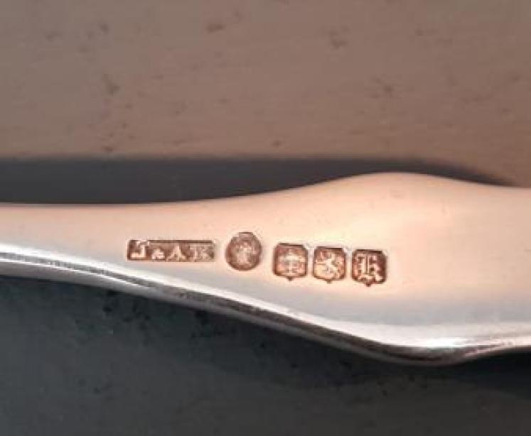 Antique Glasgow Silver Ladle - Image 5