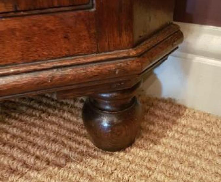 Impressive George III Oak Floor Standing Corner Cupboard - Image 6