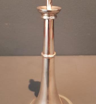Walker and Hall Silver Trumpet Table Light