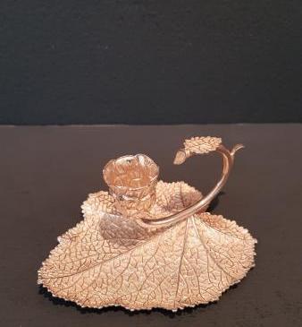 Regency Period Silver Leaf Taper Stick