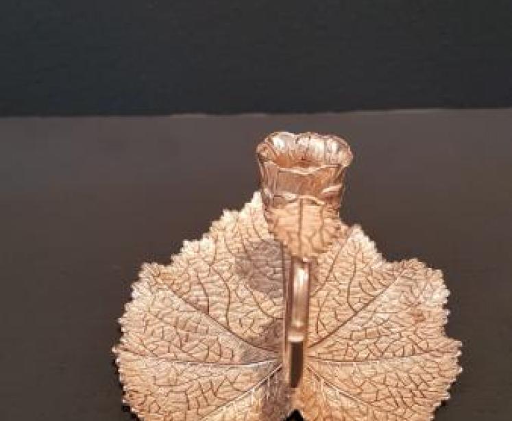 Regency Period Silver Leaf Taper Stick - Image 3