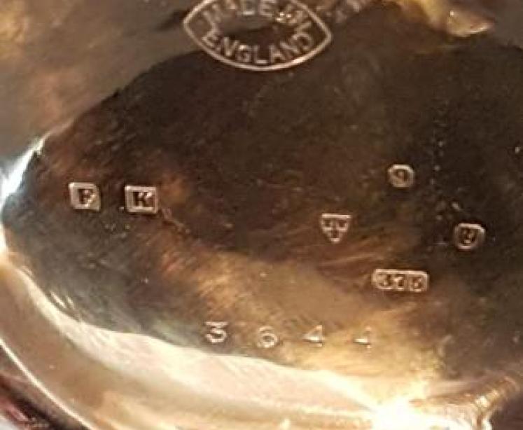 George V 9ct Chester Gold Pocket Watch - Image 5