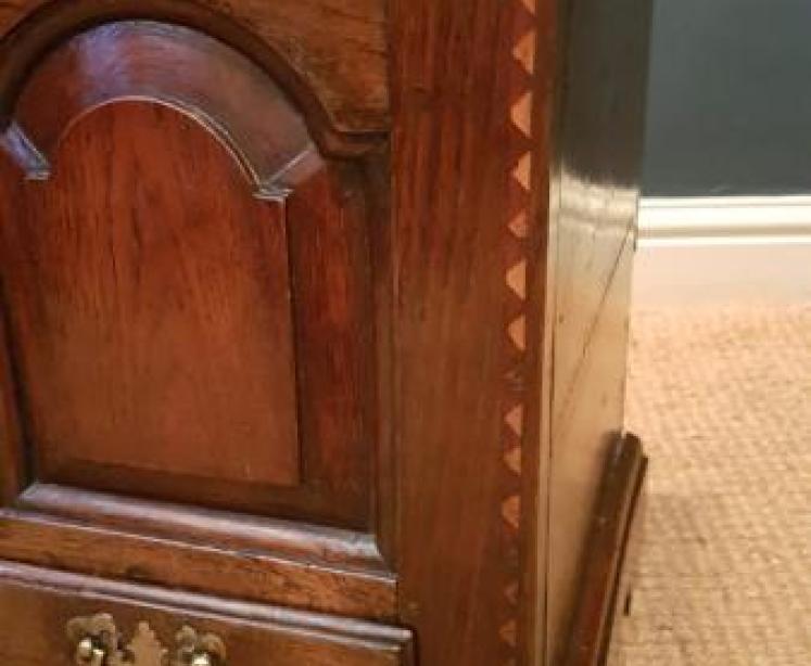 Outstanding George II Oak Coffer Bach - Image 6