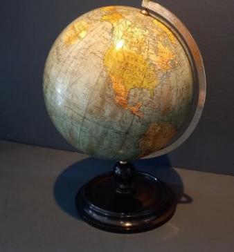 Phillips of London 9" Papier Mache Terrestrial Globe