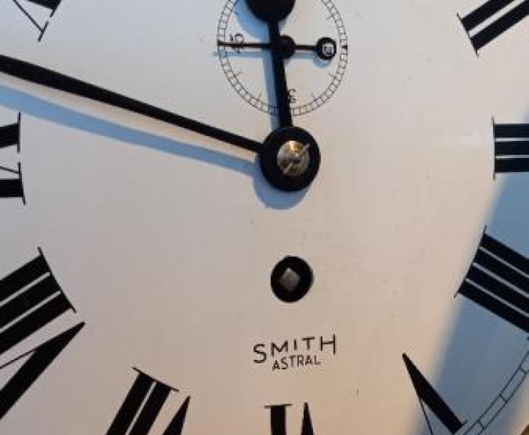 Antique Smith's Astral 8 Day Ship's Wall Clock - Image 3
