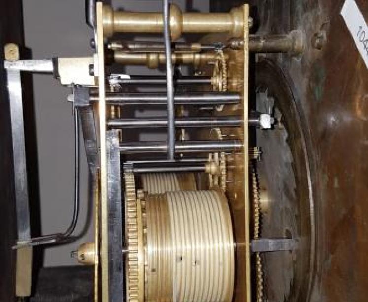 Superb George I Period 8 Day Burr Yew Longcase Clock - Image 4