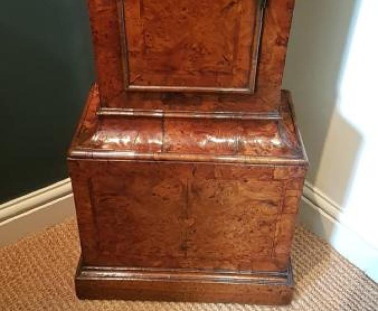 Superb George I Period 8 Day Burr Yew Longcase Clock - Image 7