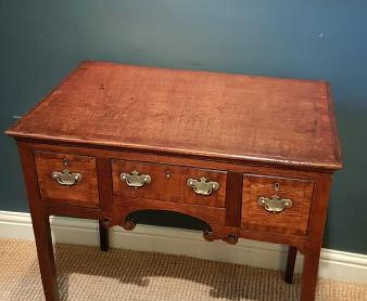 George II Oak Low Boy - Image 2
