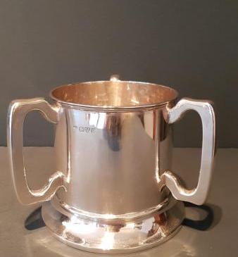 Unusual Chester Silver Magnum Bottle Coaster