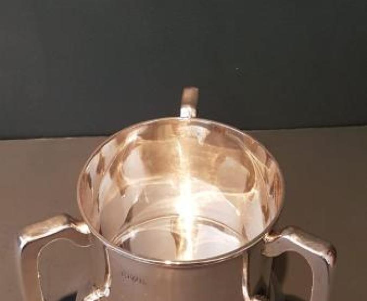 Unusual Chester Silver Magnum Bottle Coaster - Image 3