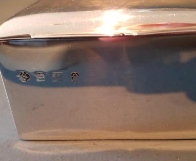 Edwardian Silver Two Section Table Box - Image 6
