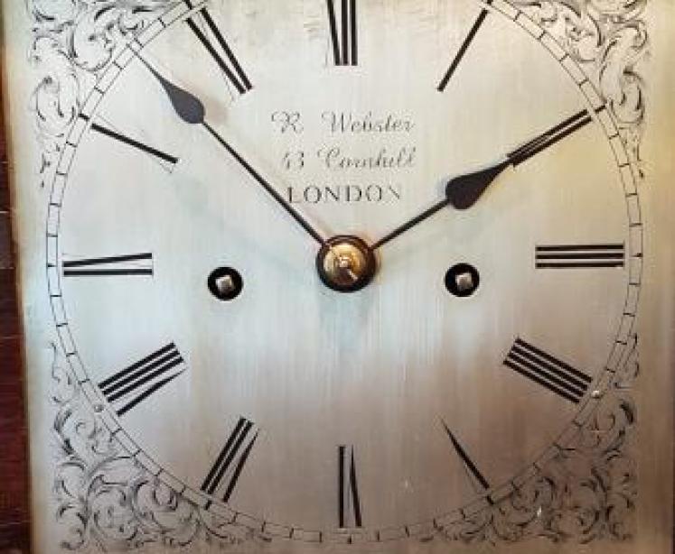 Fine Regency Rosewood Double Fusse Bracket Clock - Image 5