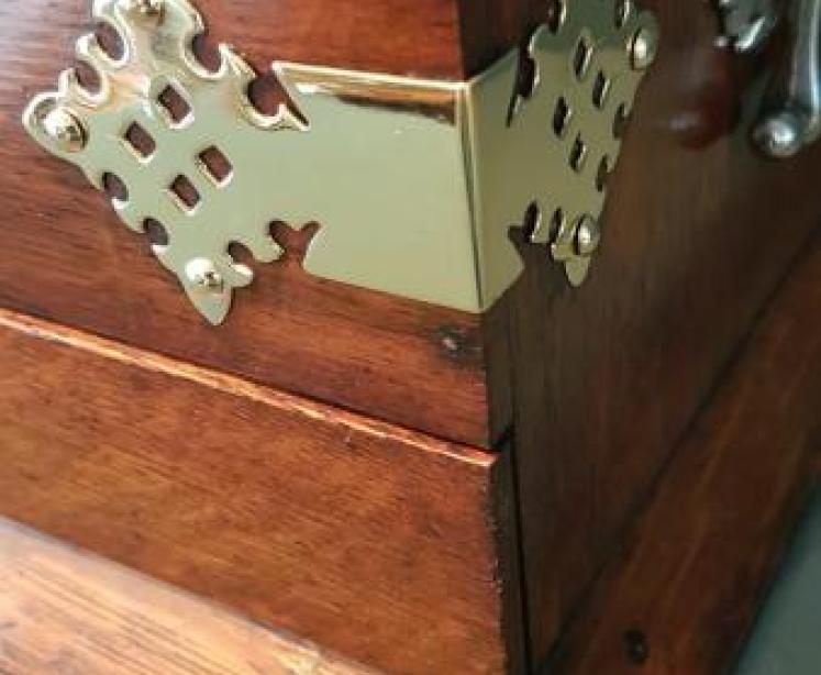 Superb Victorian Oak Tantalus Box - Image 6