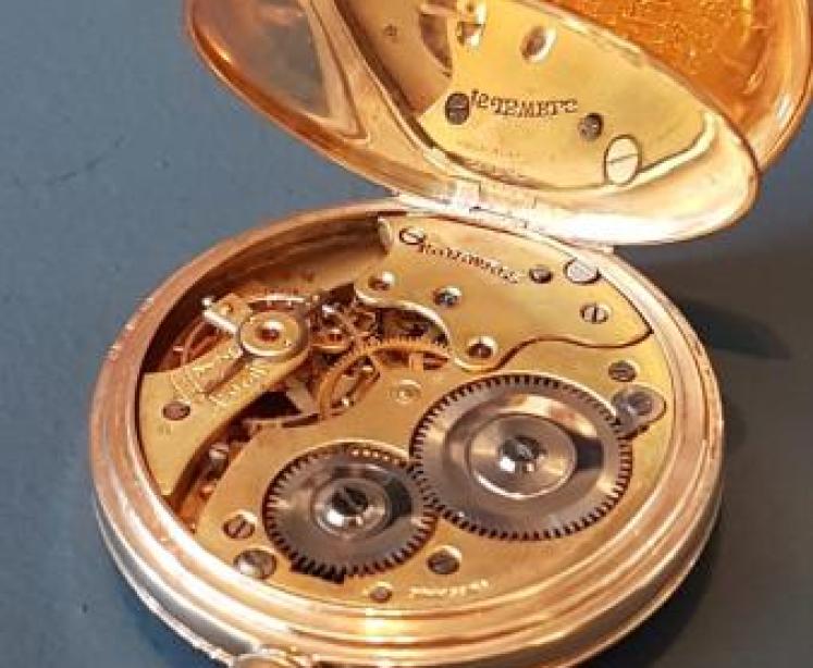 George V Period 9ct Gold Pocket Watch - Image 6