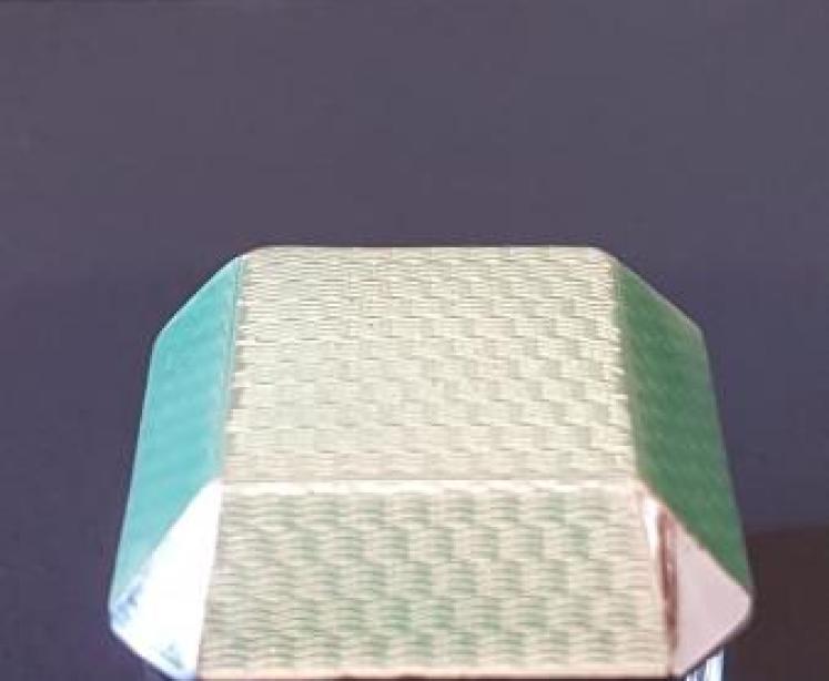 Silver and Engine Turned Enamel Pill Box - Image 1